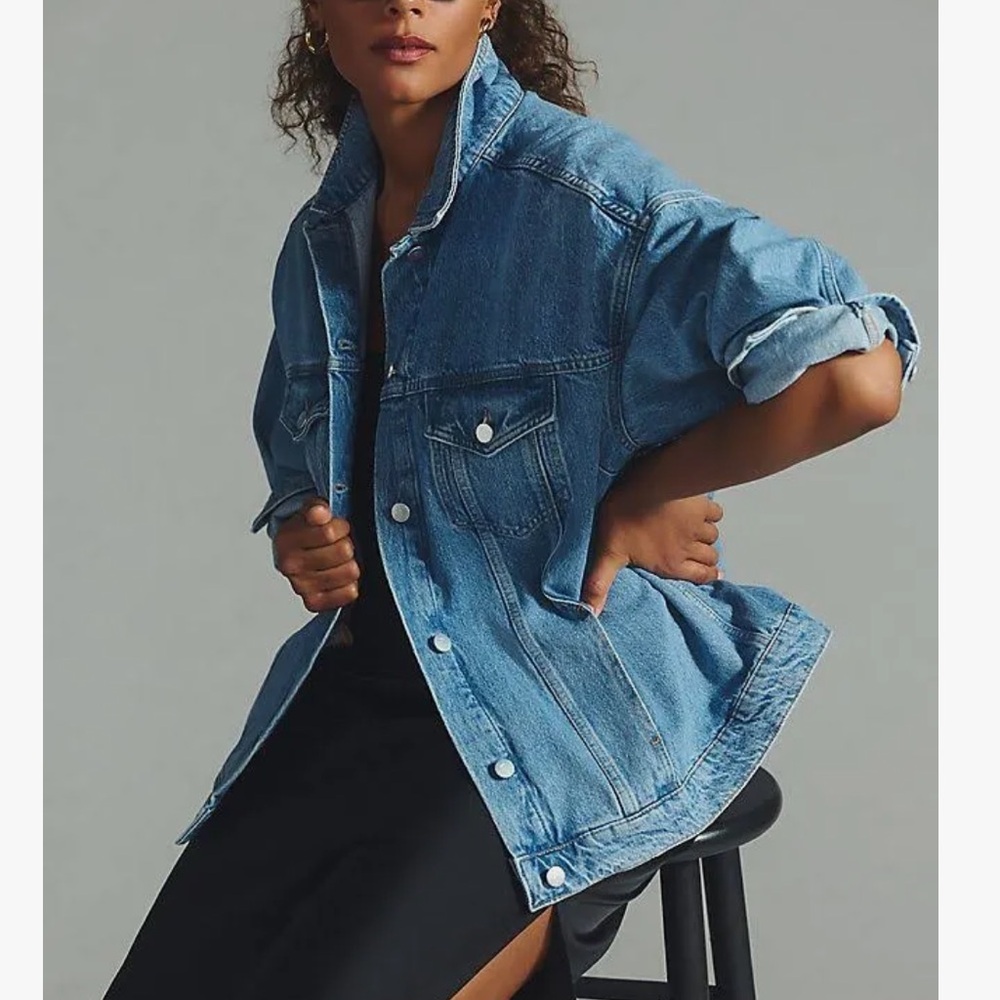 Pilcro Blue Denim Jacket